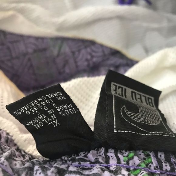 Vintage 90’s  Bleu Ice Swim Trunks - Picture 5 of 7